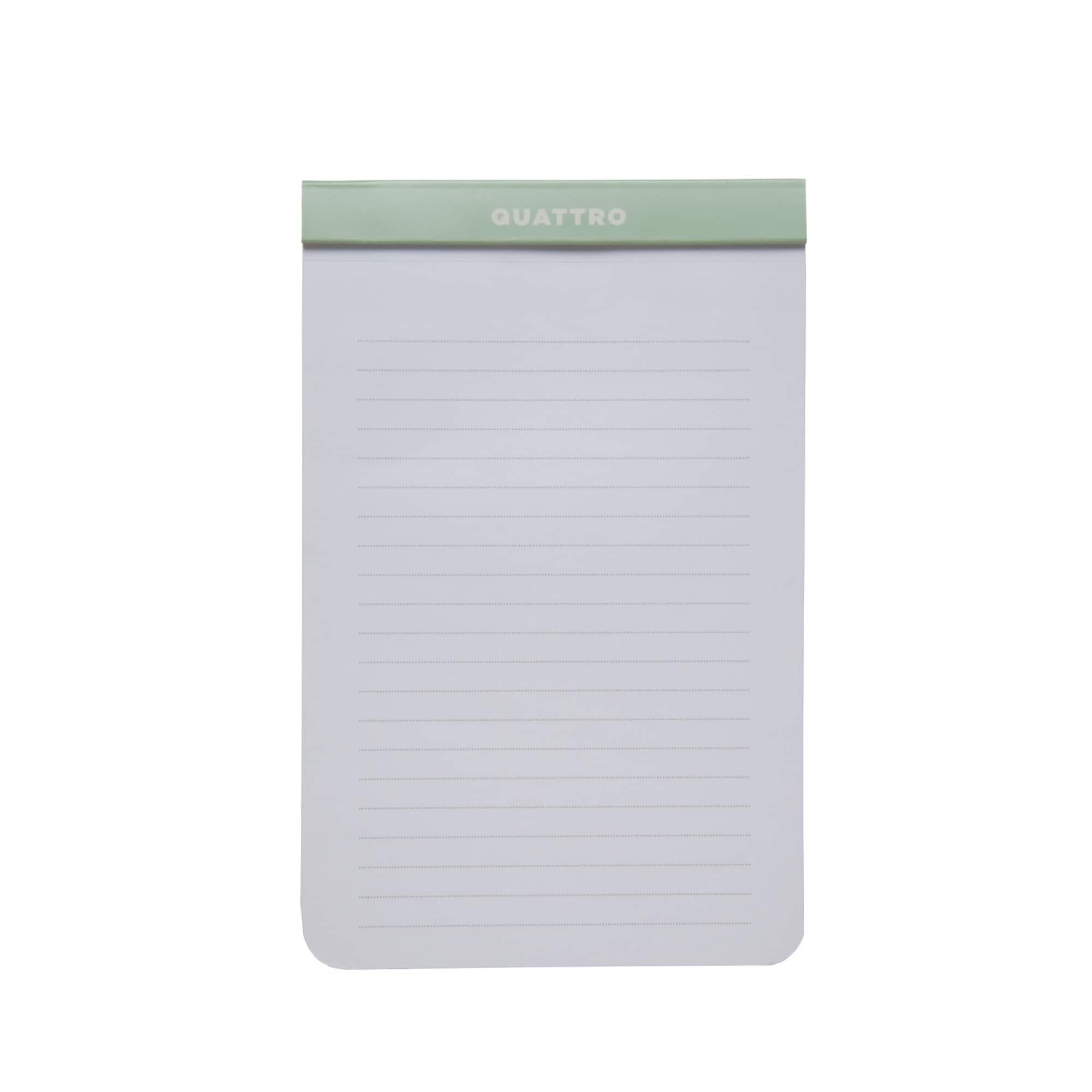 Global Art Quattro Green Lined Journal, 3.5" x 5.5"